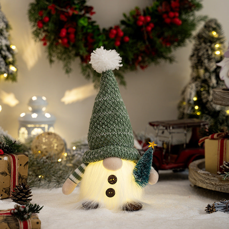 Decorative Christmas gnome with luminous details Stornfield