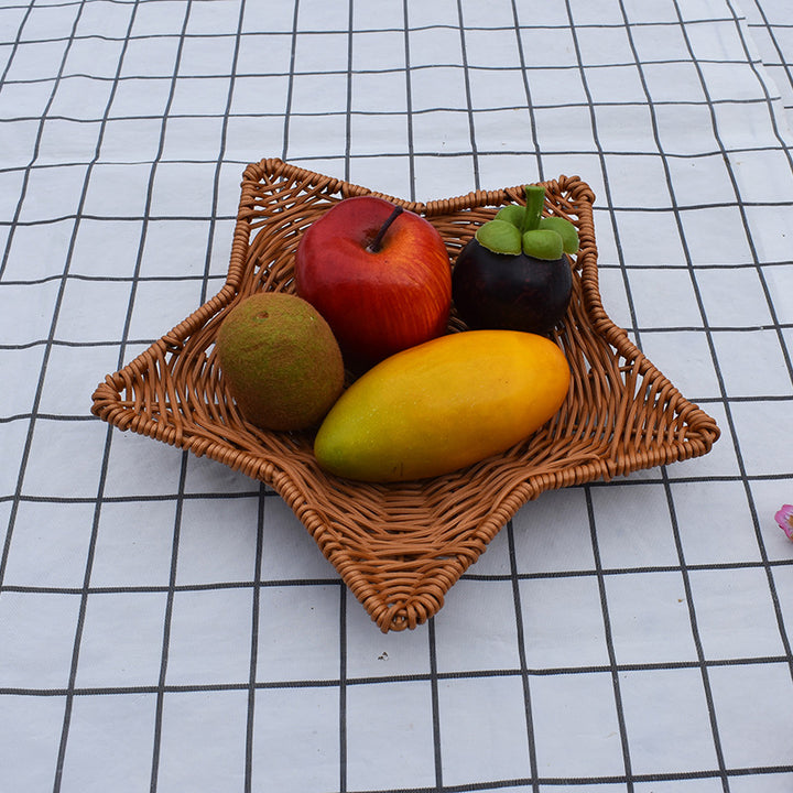 Handmade Star-Shaped Woven Basket Stornfield