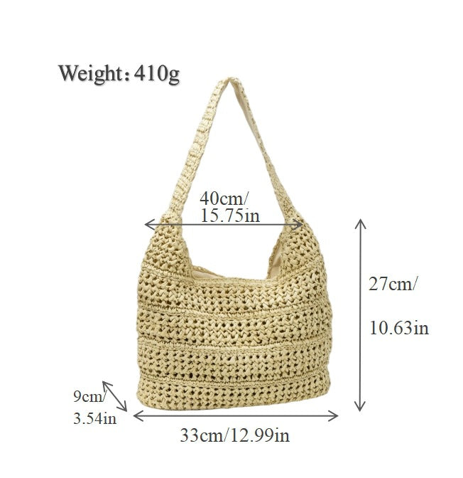 Hobo Bag Made of Hand-Knotted Material Stornfield
