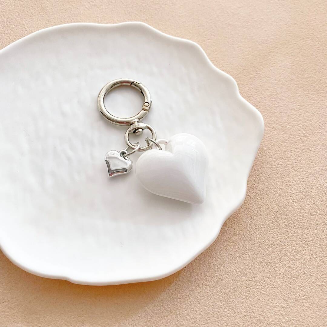 Heart-Shaped Charm Keychain Stornfield