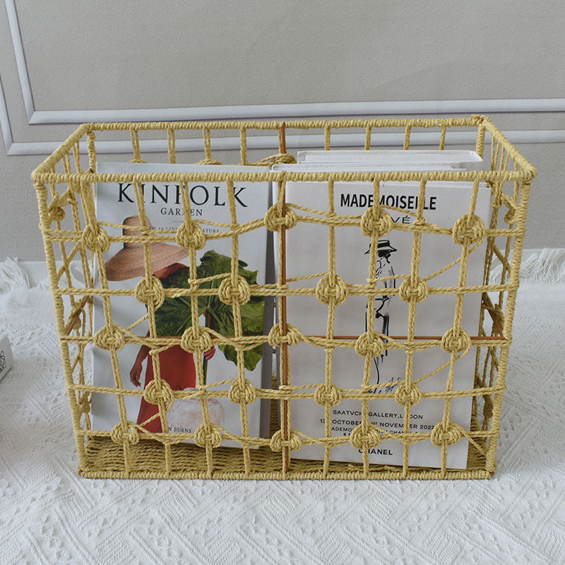 Handwoven Natural Fiber Storage Basket Stornfield