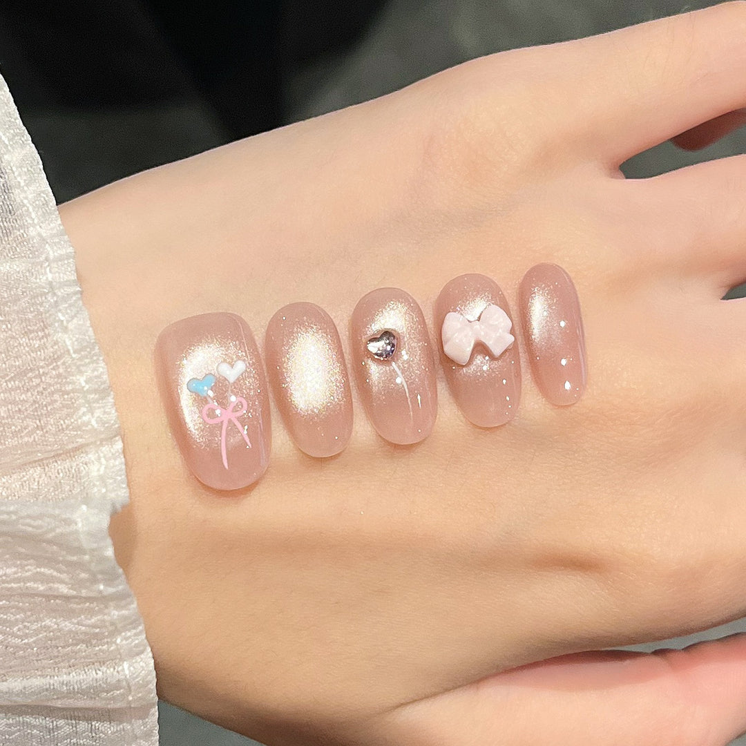 Artistic Press-On Nail Set Stornfield