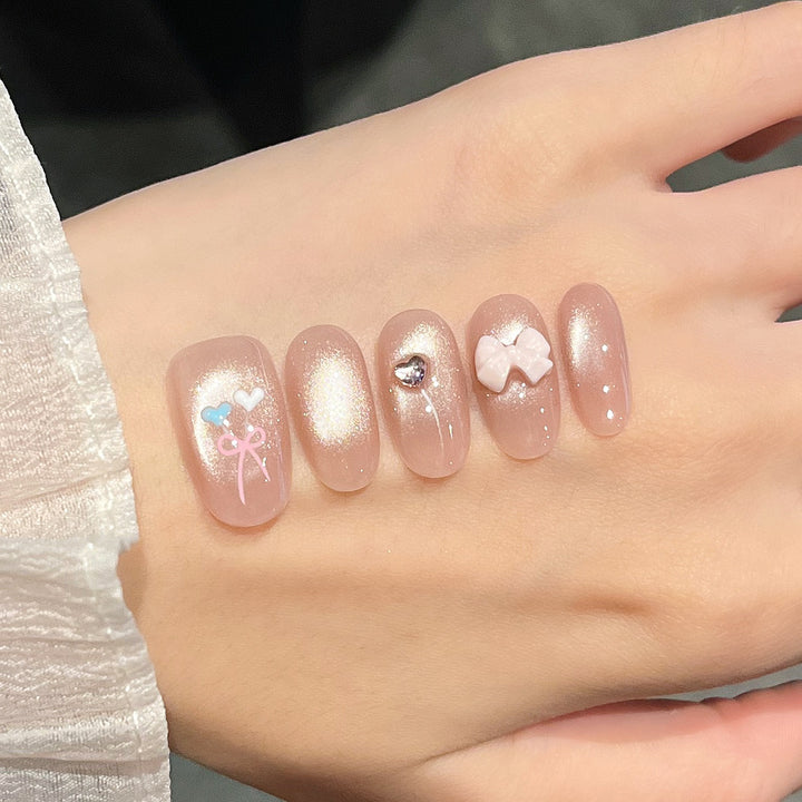 Artistic Press-On Nail Set Stornfield
