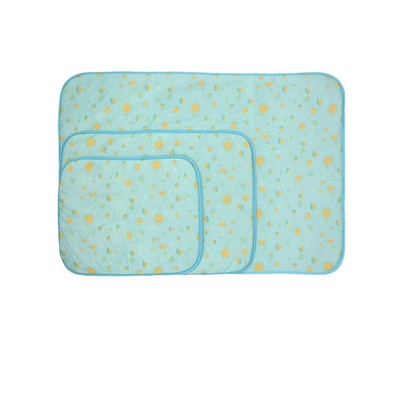 Unisex nan self-cooling pet cooling mat with pressure-activated gel core and non-slip bottom Stornfield