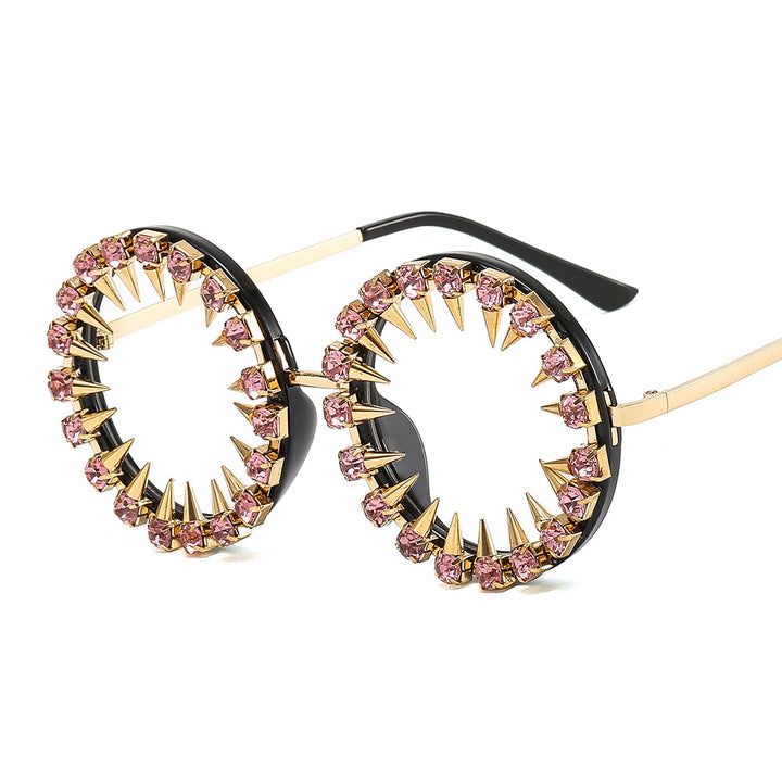 Women’s creative and eye-catching sunglasses with spikes and rhinestone details Stornfield