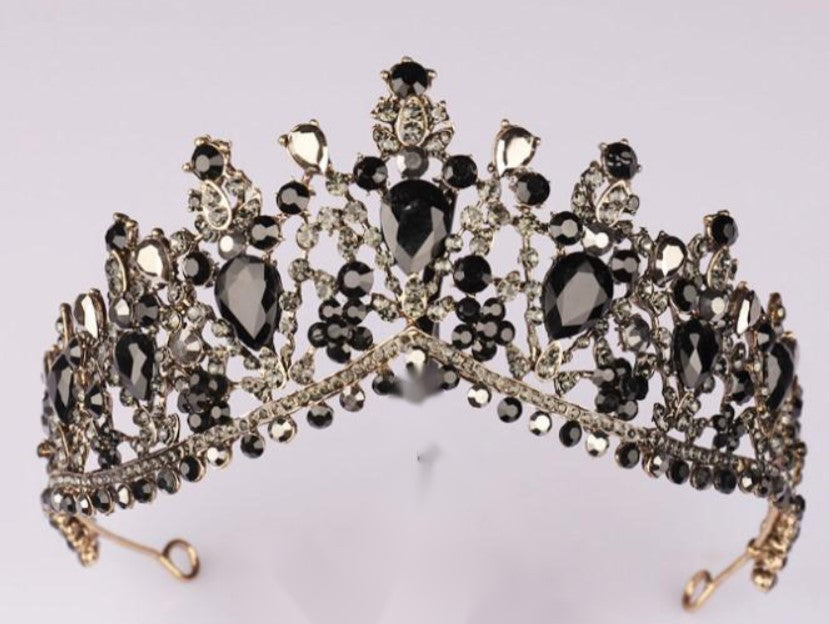 Women's Glamorous Tiara with Rhinestone and Crystal Embellishments Stornfield