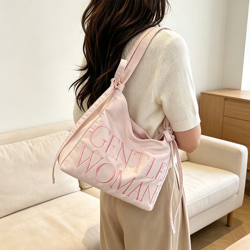 Stylish Satin Bucket Bag Stornfield