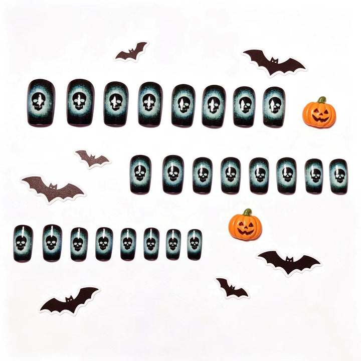 Artifical nails with creative skull design Stornfield
