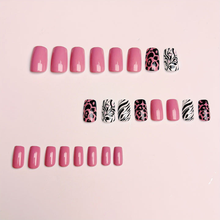 Fashionable animal motif artificial nails Stornfield