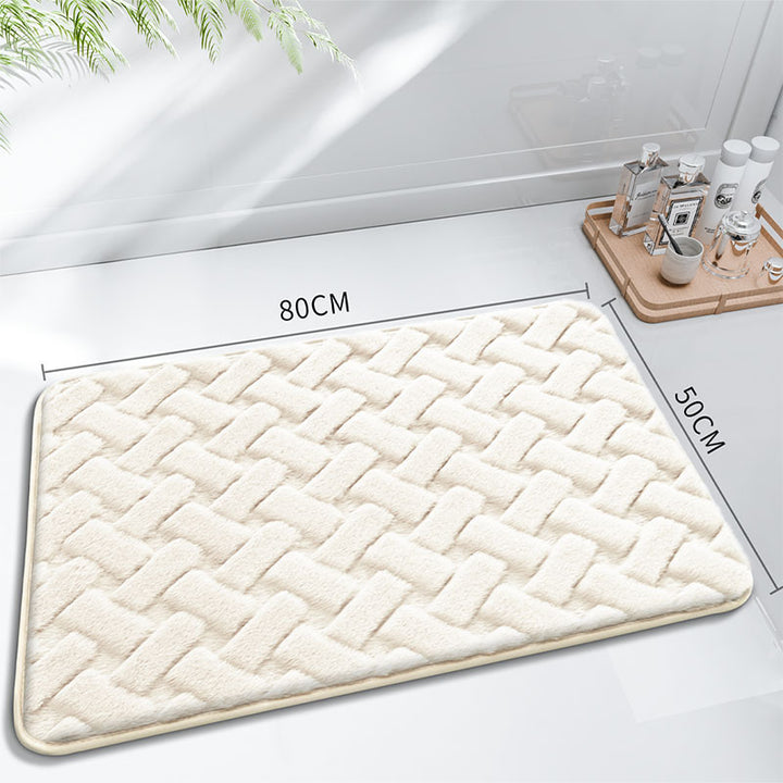 Plush Woven Bath Mat