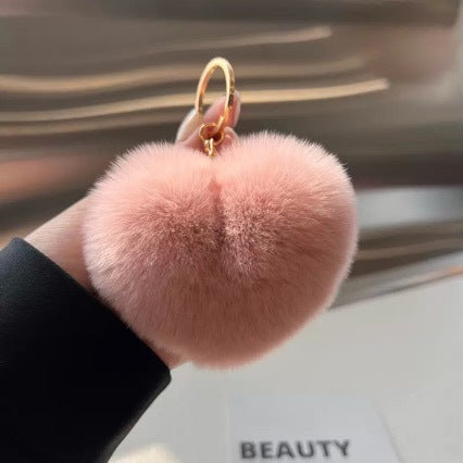 Heart-Shaped Plush Keychain Stornfield