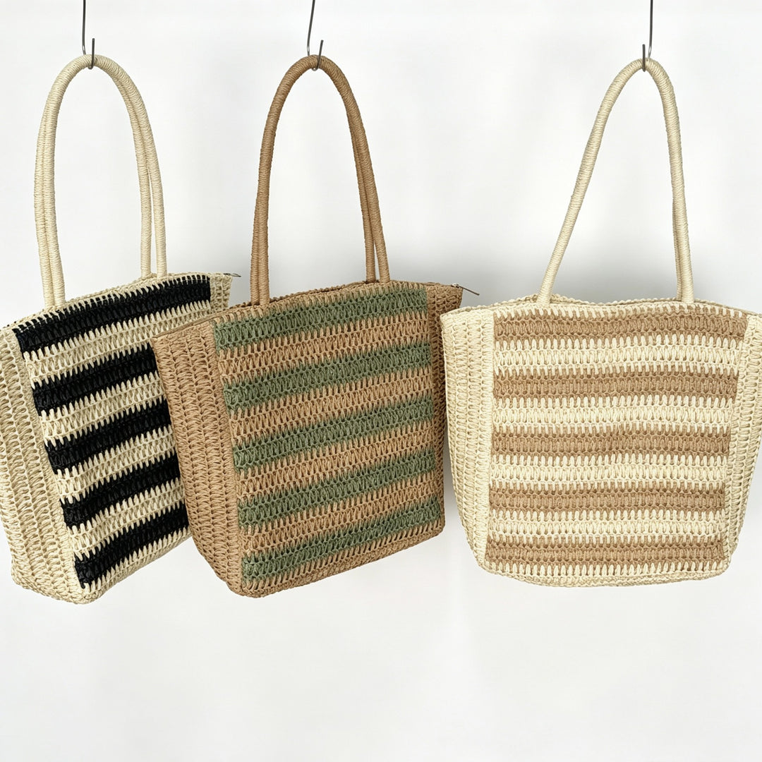 Designer bag with graphic striped pattern Stornfield