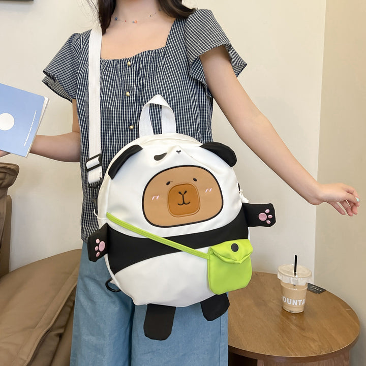 Plush backpack with funny bear design Stornfield