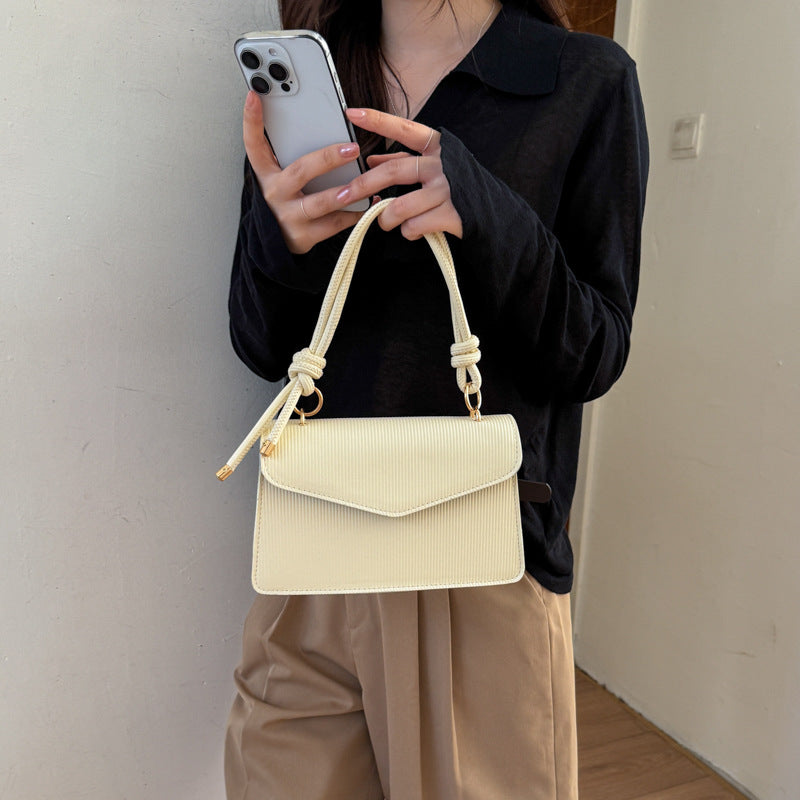 WoElegant Textured Handheld Satchel Bag Stornfield
