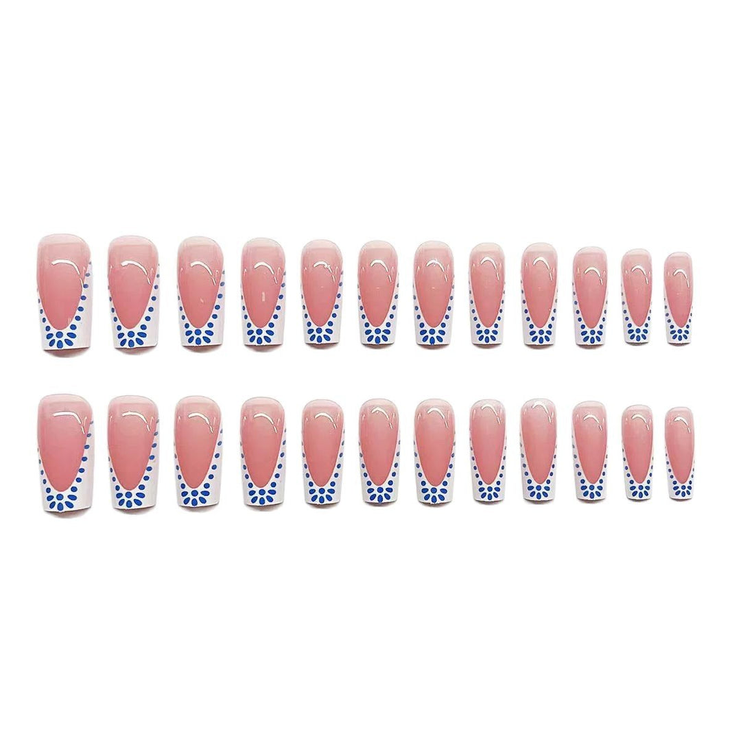 Artistic French Tip Nail Design Stornfield
