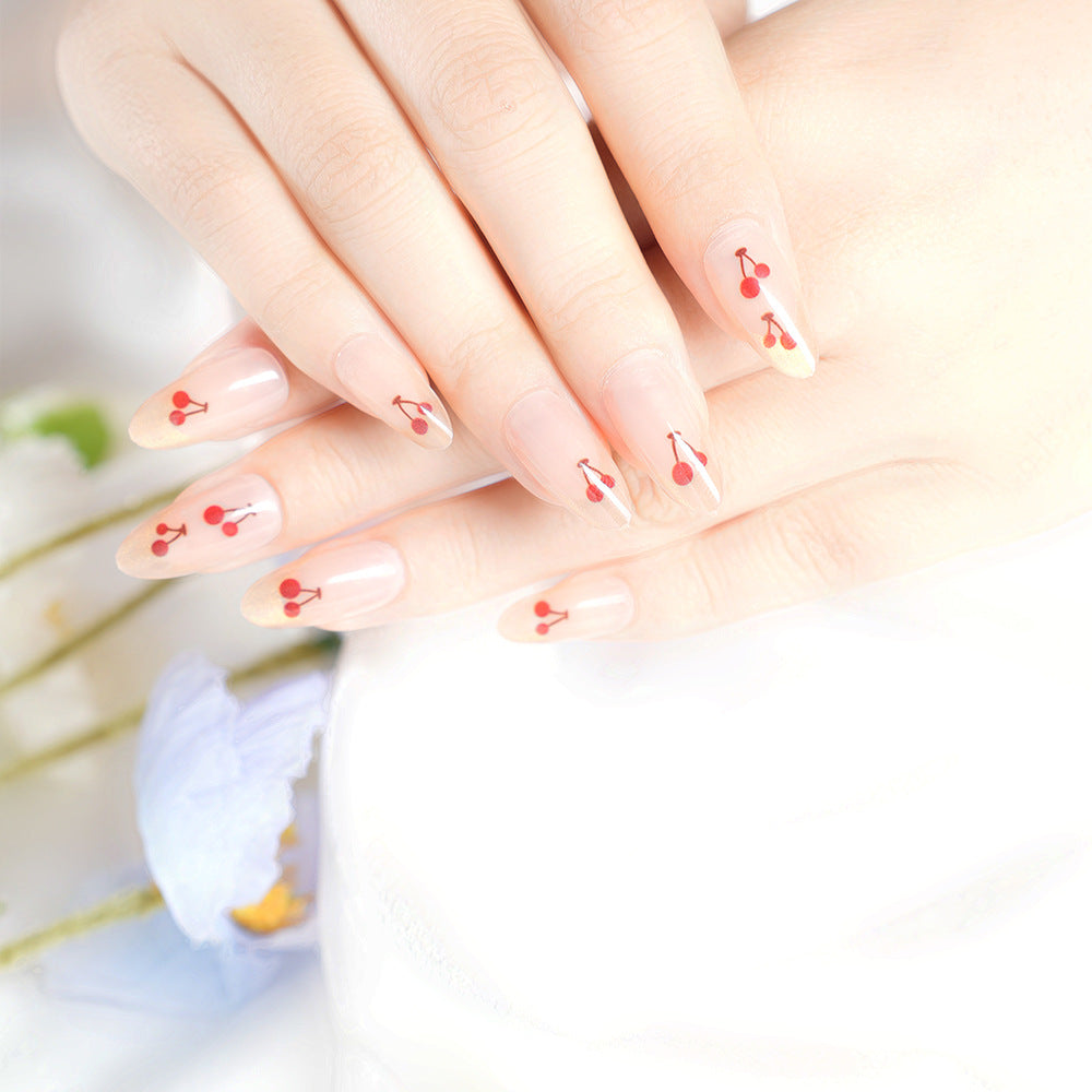 Artistic Cherry Blossom Press-On Nail Set Stornfield