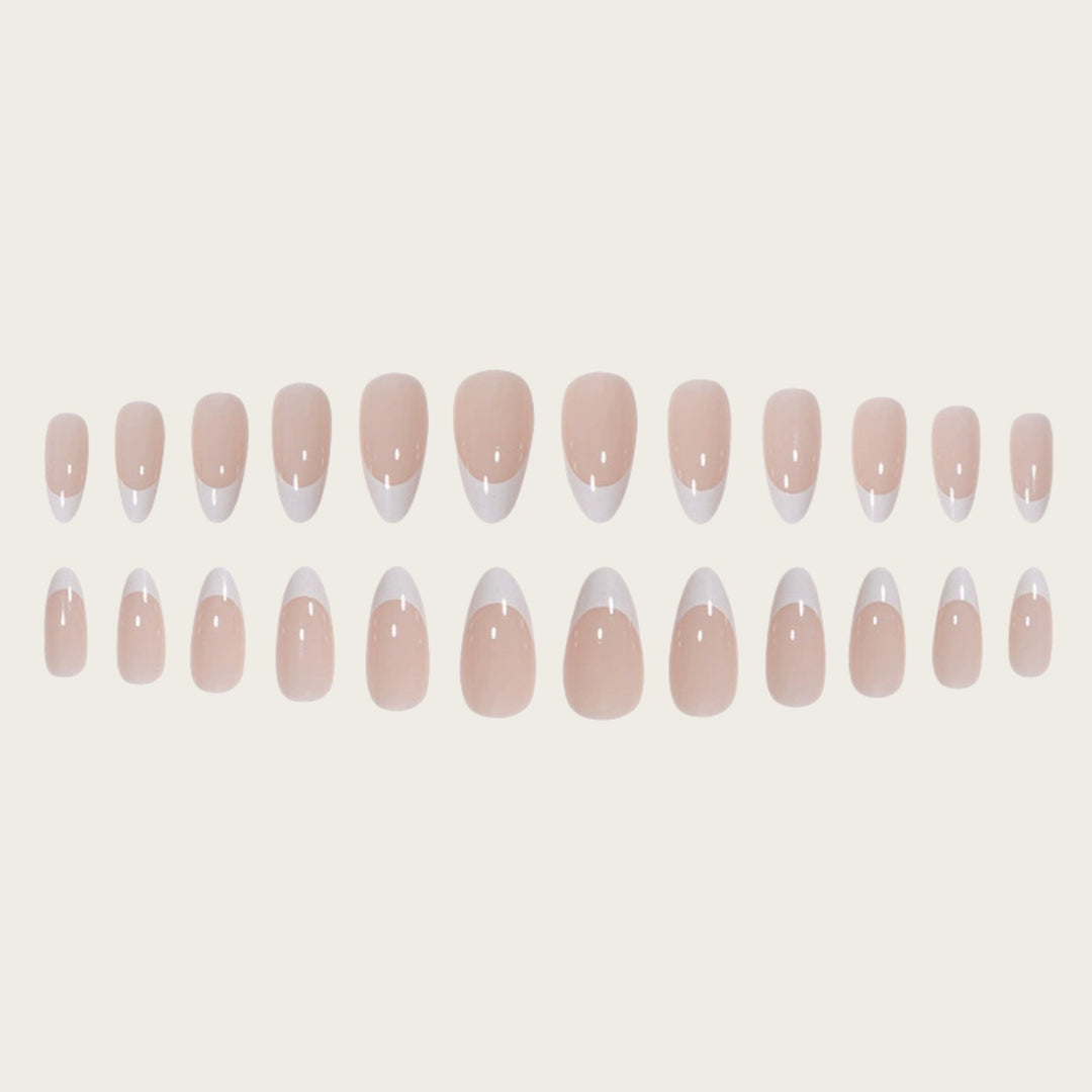 Premium French Tip Press-On Nails Stornfield