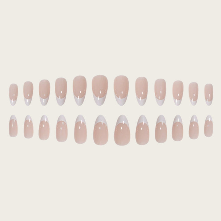 Premium French Tip Press-On Nails Stornfield
