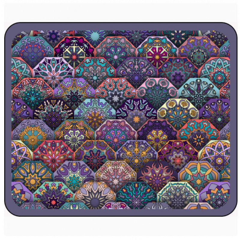 Geometric Patterned Floor Mat
