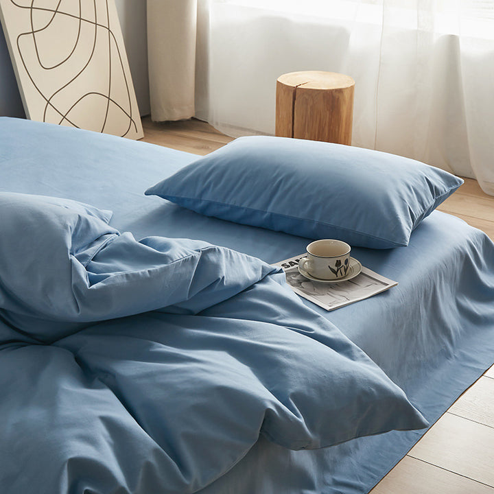 Luxurious cotton satin bedding set