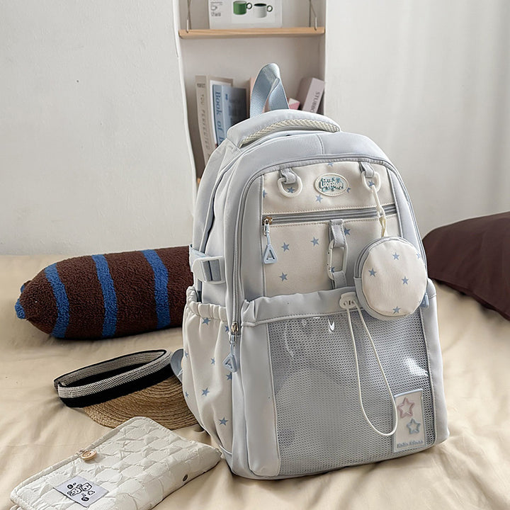 Functional Star-Embellished Backpack Stornfield