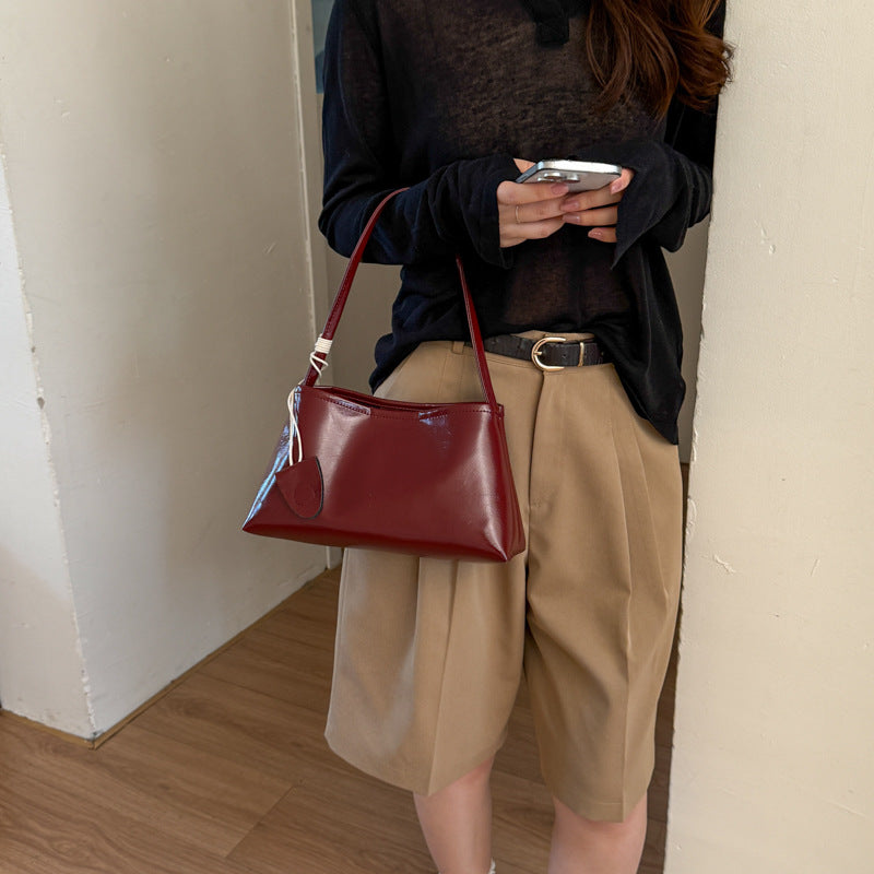 Elegant Structured Handheld Tote