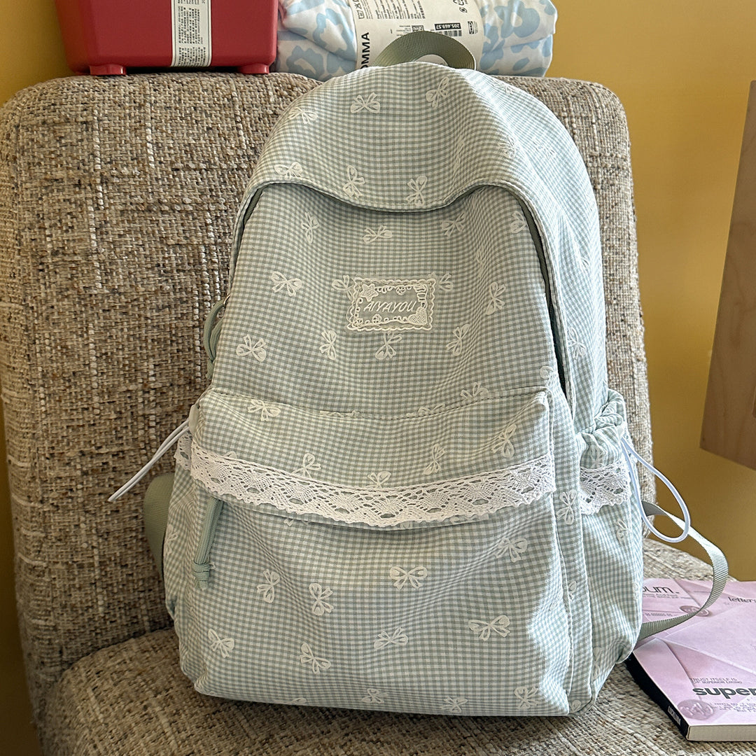 Sweet Floral-Embellished Backpack Stornfield