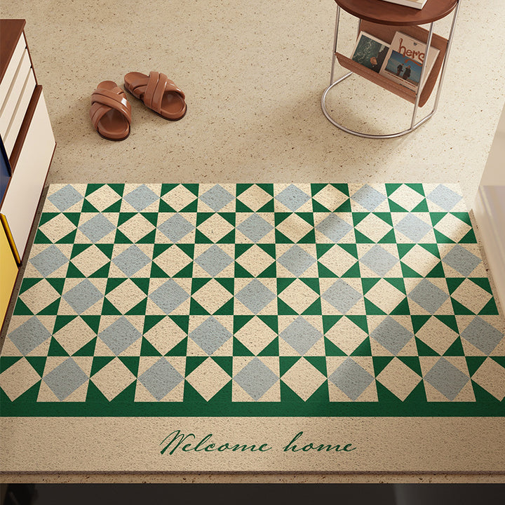 Decorative Striped Entrance Mat