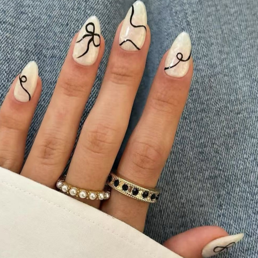 Artful stiletto nails with elegant design and creative details Stornfield