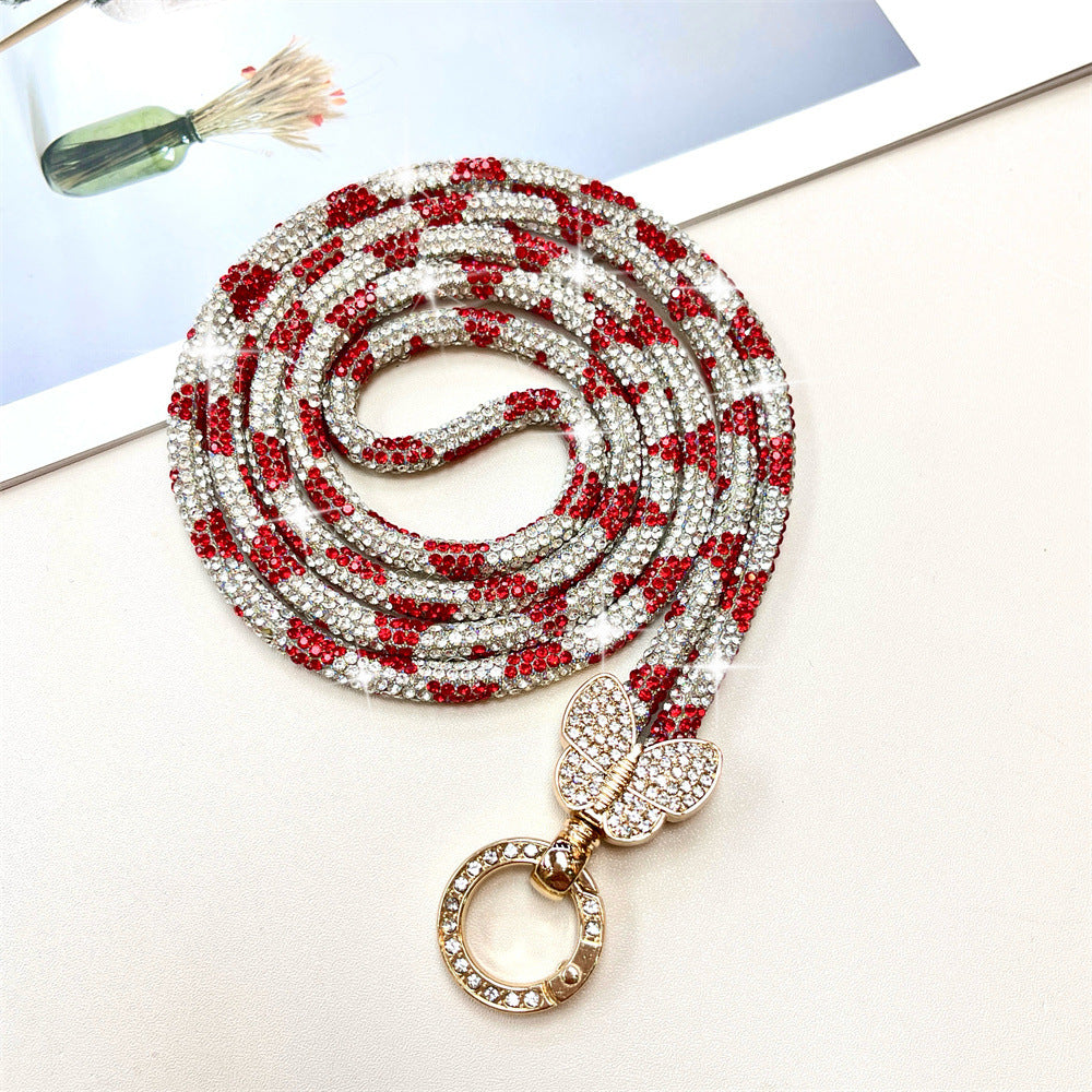 Rhinestone Encrusted Phone Lanyard Stornfield