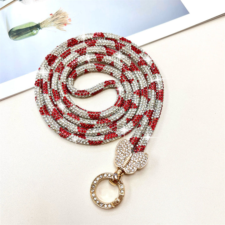 Rhinestone Encrusted Phone Lanyard Stornfield
