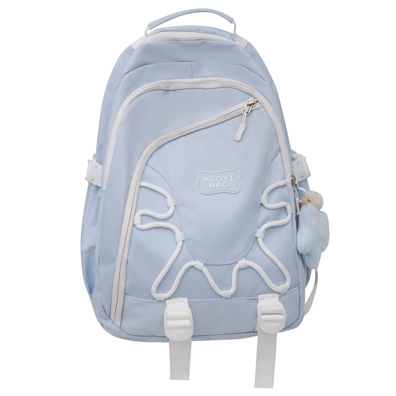 Playful Character Embroidered Backpack Stornfield