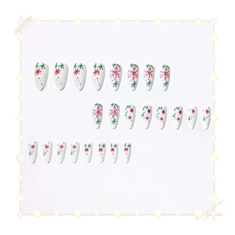 Creative Nail Art with Festive Snowflake Design Stornfield