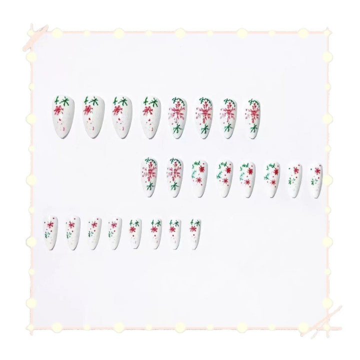 Creative Nail Art with Festive Snowflake Design Stornfield