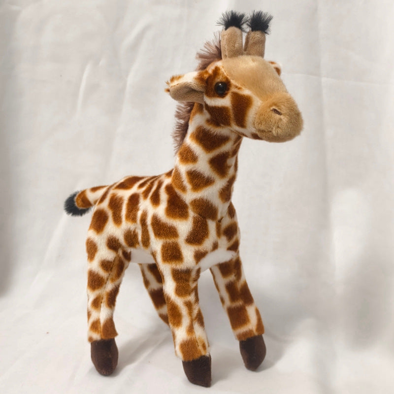 Plush Zebra Stuffed Animal with Soft Striped Fur and Realistic Mane Stornfield