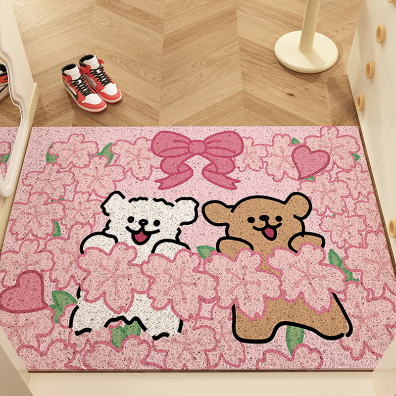 Cartoon Themed Welcome Mat for Home Entryway
