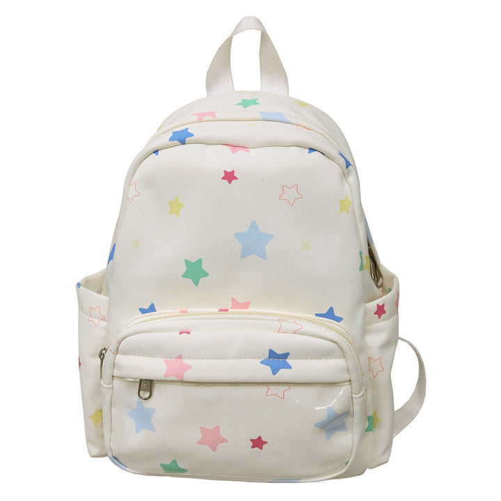 Star-Print Multi-Pocket Backpack Stornfield