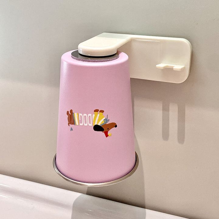 Wall cup holder with creative animal motif Stornfield