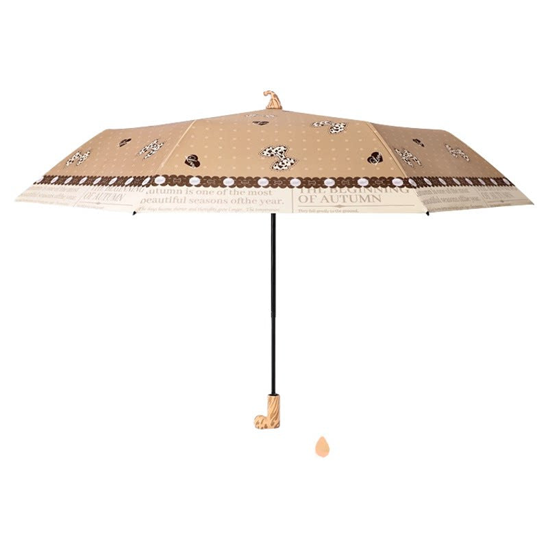 Ladies folding umbrella with playful design Stornfield