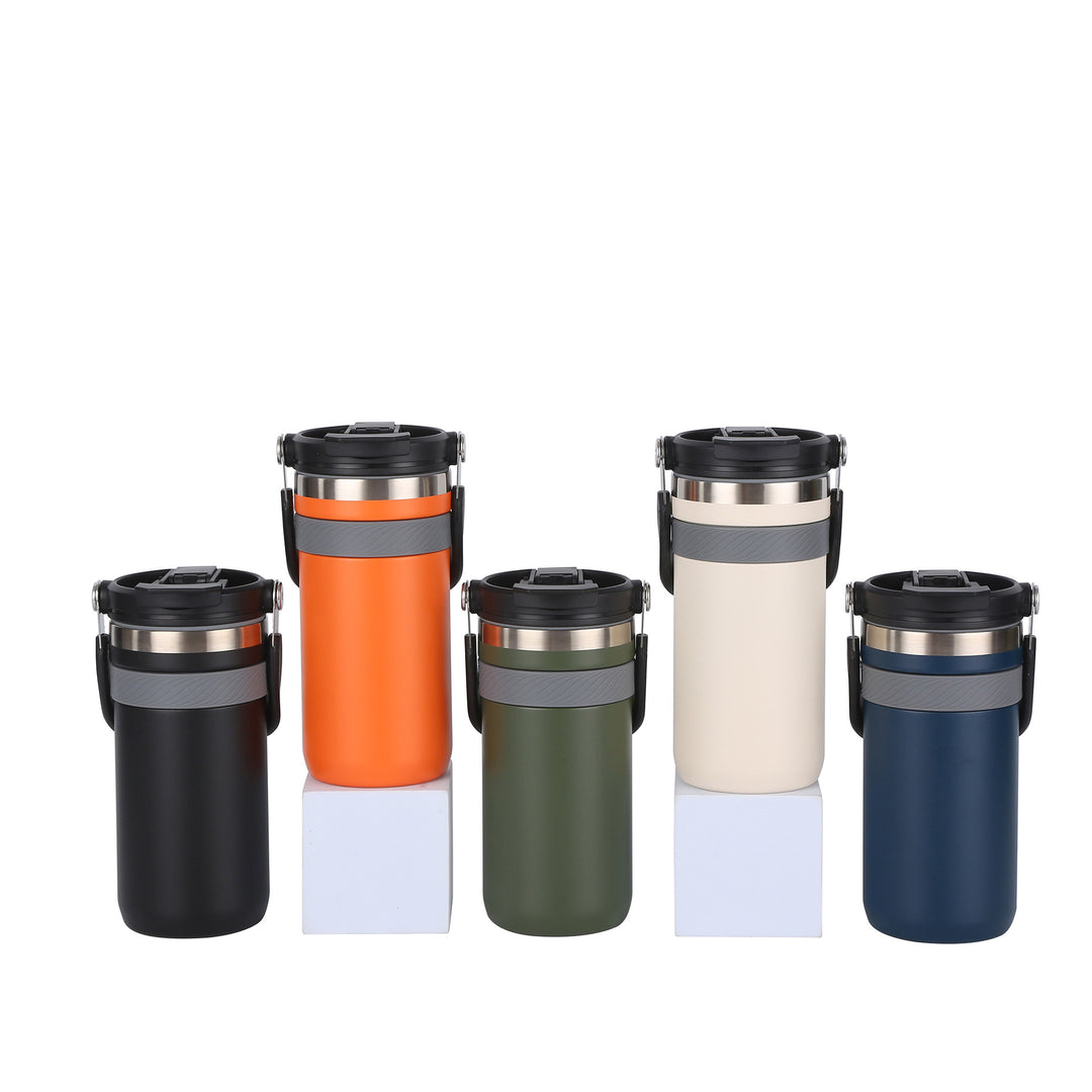 Ladies insulated thermo mug with practical carrying handle Stornfield