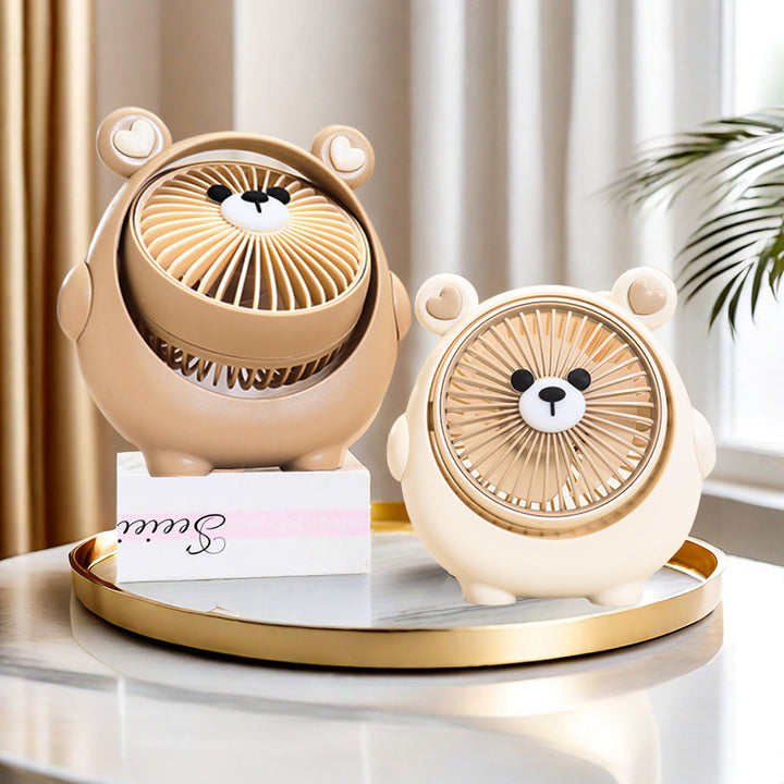Cute USB desk fan with variable speed control Stornfield