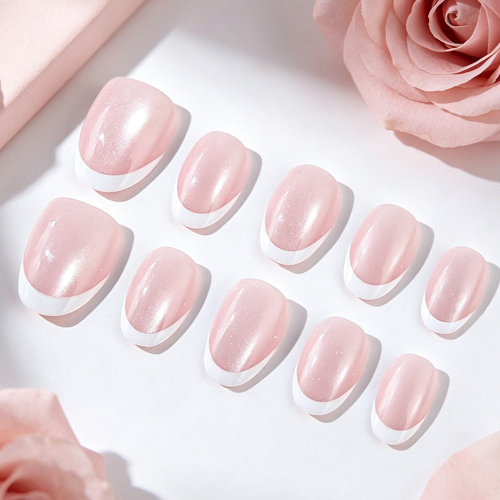 Elegant French Tip Press-On Nails Stornfield 1787542595