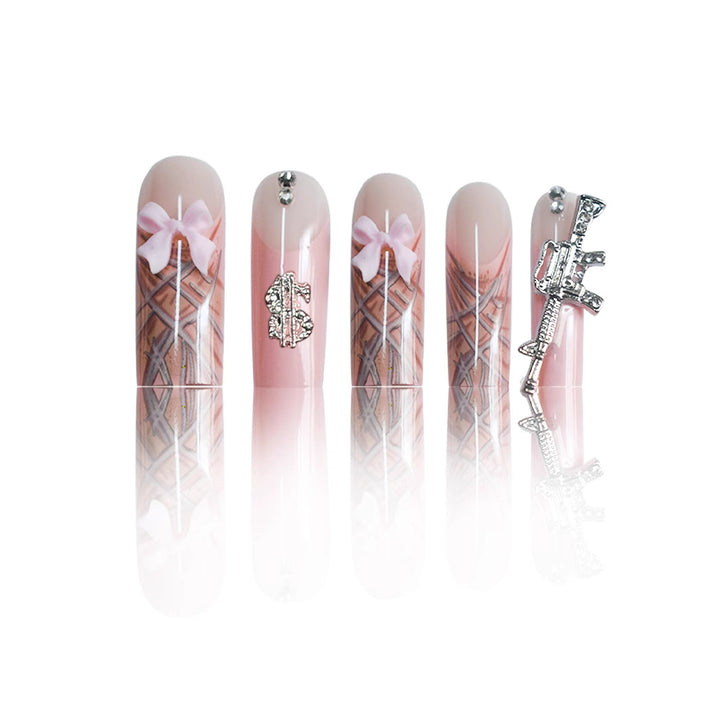 Glamorous 3D Decorative Nail Art Extensions Stornfield