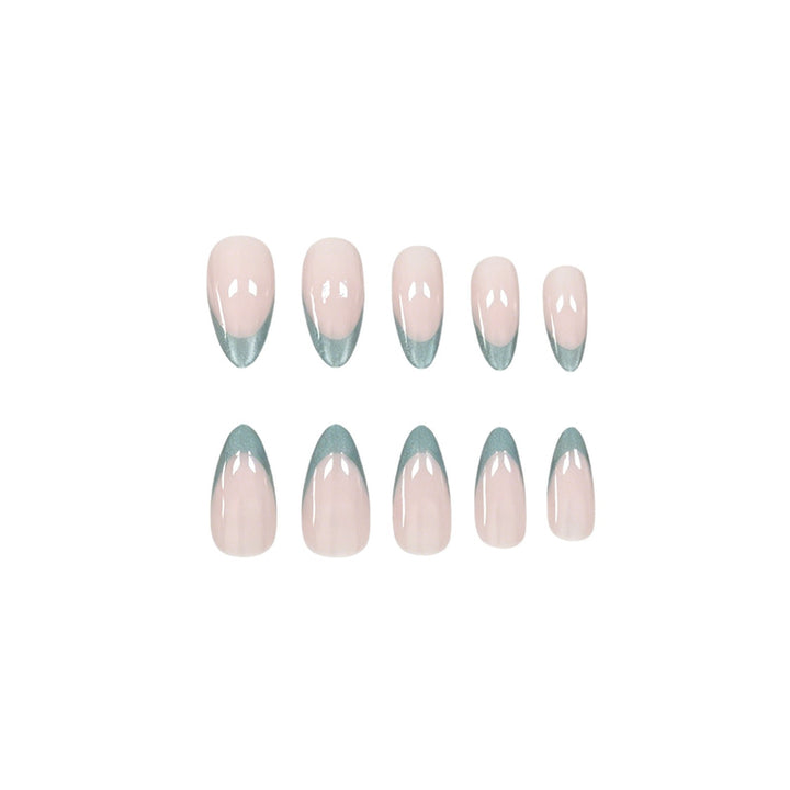 Gradient Glitter French Tip Nail Enhancements Stornfield