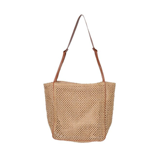 Natural raffia shoulder bag Stornfield