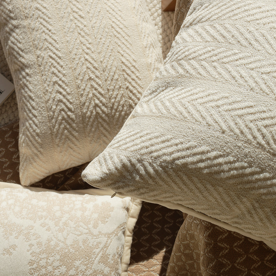 Elegant and artistically designed rectangular cushion