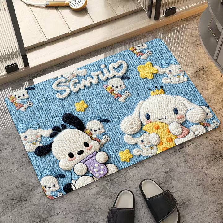 Cartoon Character Doormat for Home Entryway