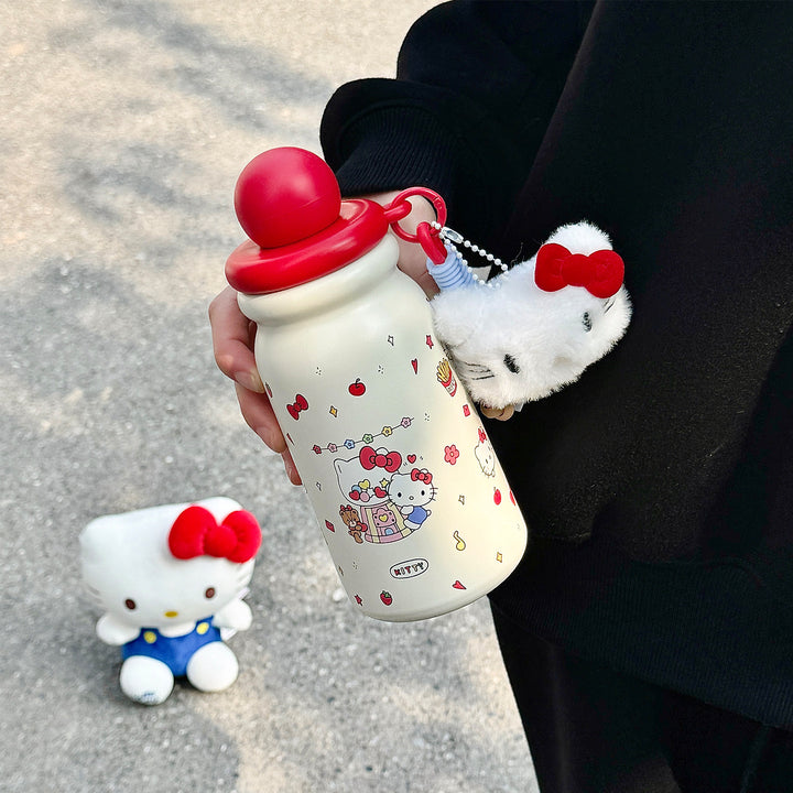 Women Creative Water Bottle with Cute Pendant Stornfield