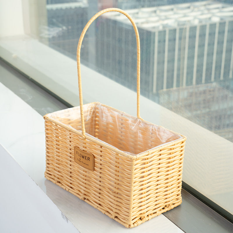 Decorative Wicker Storage Basket Stornfield