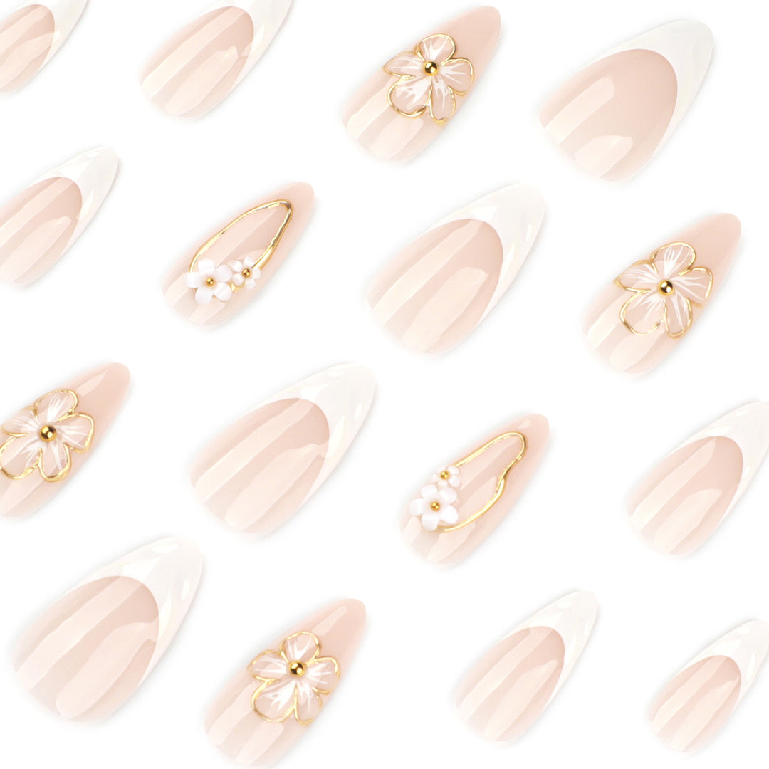 Elegant and artistically designed stiletto nails Stornfield